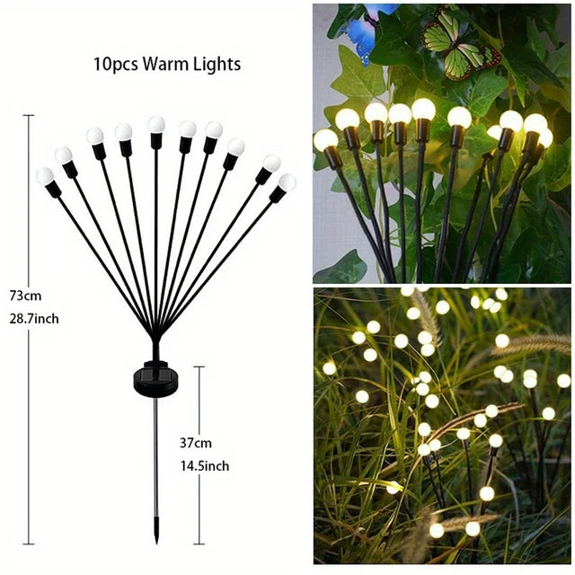 LED Firefly Lights Solar Powered (06 LEDs)