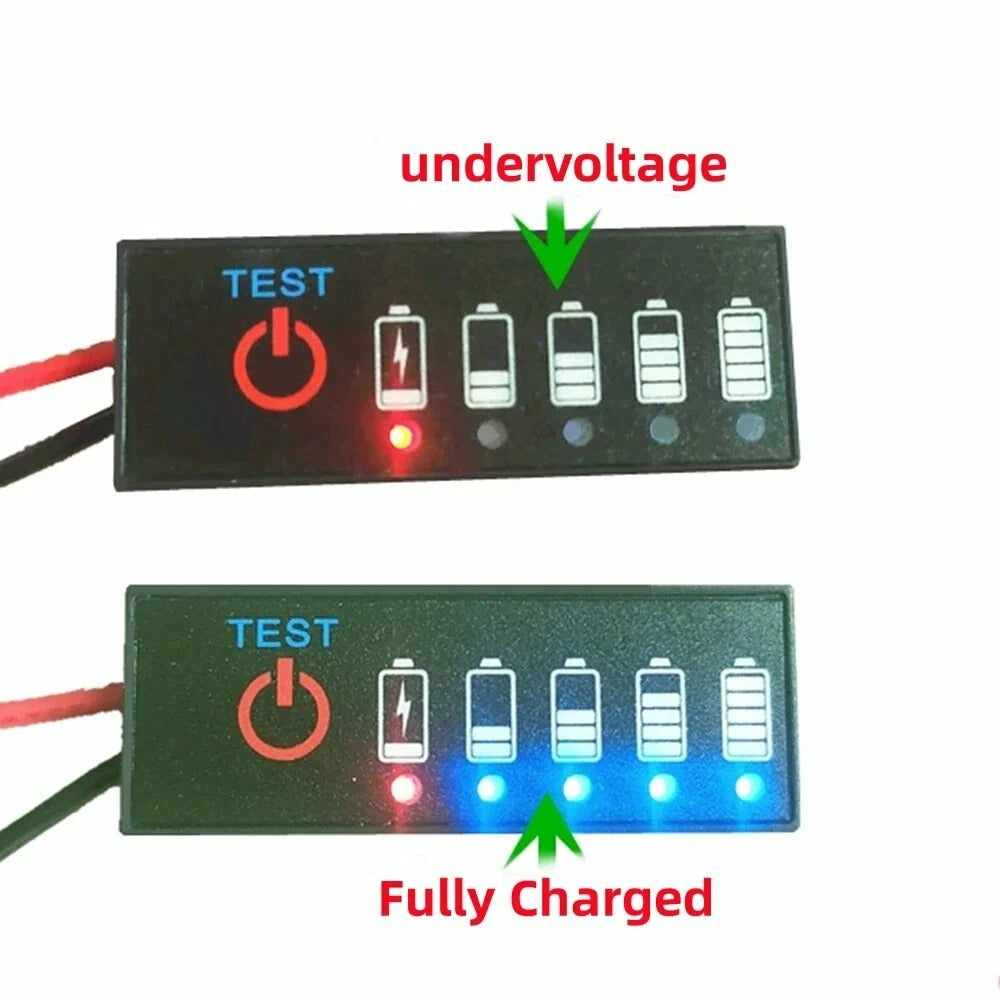 12v Battery Level Indicator Capacity Meter